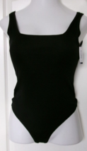 Gap Body Body cotton rib thong logo bodysuit Size Large Black removable ... - $15.79