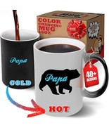 Papa Bear Color Changing Coffee Mug [16oz] Unique Christmas Gifts for Dad - £17.97 GBP