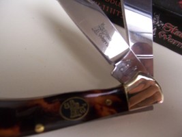 Frost #SW-111ITS Small Saddlehorn Pocket Knife Faux Turtoise Shell Handle Nib - £11.05 GBP