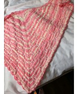 Hand Crocheted Butterfly Pattern Shawls Various Colors And Sizes - $54.63 CAD