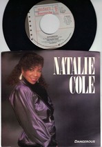 Natalie Cole 45 &amp; PS - Dangerous / Love Is On The Way VG++ D2 - £3.10 GBP