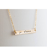 je t&#39;aime necklace, French jewelry, girlfriend gift, Valentine gift for ... - £14.38 GBP+