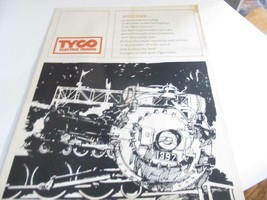 HO TRAINS VINTAGE  TYCO- 1971 BLACK &amp; WHITE INSTRUCTION BOOKLET - EXC.- ... - $5.54