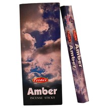 Tridev Incense Stick Amber Agarbatti Natural Masala Incense  Fragrances 120Stick - £11.82 GBP