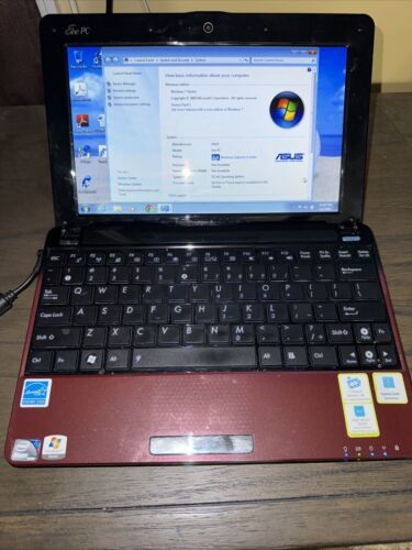 Asus eee pc 1005peb Laptop Red Needs OS - $74.25