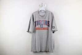 Vtg 90s Starter Mens XL Spell Out Detroit Tigers Baseball T-Shirt Heather Gray - £38.14 GBP