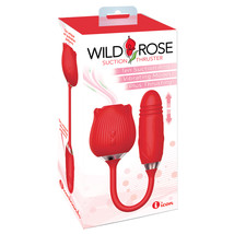 Wild Rose &amp; Thruster Rechargeable Silicone Suction Vibrator - £65.56 GBP