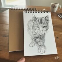 2 Pack A5 5.8&quot; x 8.3&quot; Small Sketch Book, Top Spiral Bound Sketch Pad, 10... - $18.20 CAD