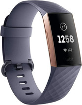 OB Fitbit Charge 3 Advanced Fitness and Health Tracker Heart Rate with GPS - £65.94 GBP