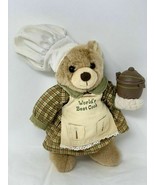 World&#39;s Best Cook Bear with Cooking Pot Chef Artapower International NEW - $39.63 CAD