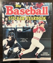 1986 Topps Baseball Sticker Yearbook Pete Rose No Stickers - £6.97 GBP