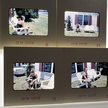 Woman In Bathing Suit With Hose 35mm Slide Photos August 1960 - $115.83 MXN