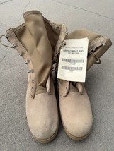 New US Military Desert Coyote Tan Hot Weather Army Combat Boots Wellco -... - $45.00