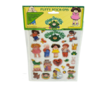 VINTAGE 1983 CABBAGE PATCH DOLL KIDS PUFFY STICK-ONS STICKERS NEW IN PAC... - $23.75