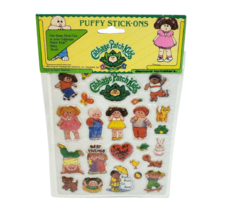 Vintage 1983 Cabbage Patch Doll Kids Puffy STICK-ONS Stickers New In Package Nos - £18.92 GBP