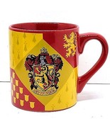 Harry Potter Gryffindor House Crest Coffee Mug Cup Ceramic 14oz Yellow Red Gold - £7.86 GBP