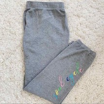 Monrow + Soulcycle Collab Grey Embroidered Joggers - $79.48