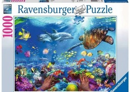 RAVENSBURGER PUZZLE. UNDERWATER WORLD 1000 PCS. ITEM NR.16579. NEW - $37.39