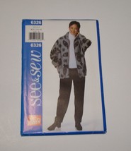 Butterick See &amp; Sew Pattern 6326 Front Zip Jacket Pants Sizes 12-16 UNCUT - $165.85 MXN