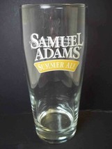 Samuel Adams Summer Ale beer glass Malted wheat lemon zest Refreshing 12 oz NEW - $7.12