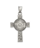 Sterling Silver U.S. Coast Guard Cross Pendant Necklace - €137,28 EUR