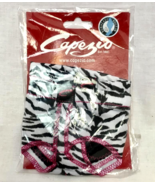 Capezio Lyrical Dance Foot Undeez Undies, Zebra Print, Size XL New - £11.21 GBP