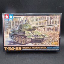 New Sealed Tamiya 1/48 Russian Medium WW2 Tank T-34-85 Plastic Model Kit 32599 - £18.72 GBP