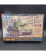 New Sealed Tamiya 1/48 Russian Medium WW2 Tank T-34-85 Plastic Model Kit... - $24.25