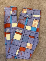 LuLaRoe OS Leggings NWT HTF Discontinued Disney Mickey Mouse Dark Gray Squares - £14.60 GBP