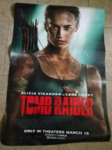Tomb Raider - Movie Poster With Alicia Vikander As Lara Croft (2018) - £16.40 GBP