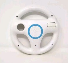 Official Nintendo Wii Mario Kart Racing Steering Wheel White RVL-024 OEM - $8.90
