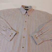 Ivy Crew Classics Shirt Mens Large Striped Button-Down Long Sleeve Cotton Size L image 4