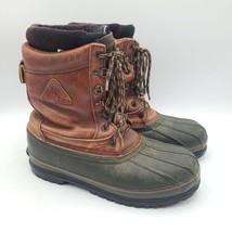 ROCKY Men&#39;s Size 11 Polartec 200 Insulated Duck Boots Leather &amp; Rubber Muck 7715 - £38.06 GBP