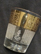 Shotglass;Gold Leaf;nightclub owned/era; custom made.C.1970. - $15.00