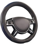Luxurious Leather &amp; Velour Universal Steering Wheel Cover, for Trucks,Su... - $19.79