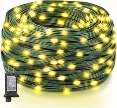 Outdoor Christmas String Lights ,33FT 100 LED Waterrpoof Outdoor (Warm W... - £14.60 GBP