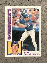 1984 Topps Ryne Sandberg #596 Chicago Cubs HOF 2nd Year $2.88 B3G1 Sale - £2.27 GBP