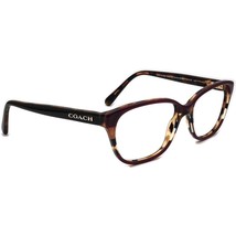 Coach Eyeglasses HC 6103 5444 Aubgn Navy Tort Varsity Stripe Frame 54[]16 140 - £63.94 GBP