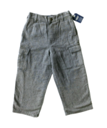 OshKosh Vintage Baby Boy&#39;s Cargo Pants 24 Months Cotton Gray NEW - $14.11