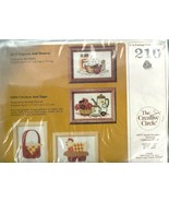 Embroidery Kit Creative Circle No. 210 Popcorn Donuts Kitchen New Unopened - $4.99
