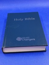 NIV Bible 1984 Hardback Blue Zondervan World Changers 73-174927 - £13.73 GBP