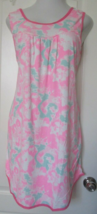Betsy TW by Amanda Paige intimates short gown Light Pink Print Size X-Large - £10.80 GBP
