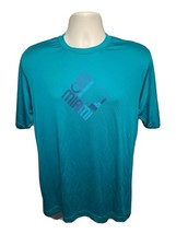 2019 Miami Half Marathon 5k Run Mens Medium Green Jersey - $369.07 MXN