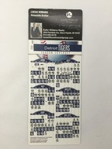 Detroit Tigers 2016 Season Schedule Magnet 9&quot; x 3&quot; with advertisement - $9.59