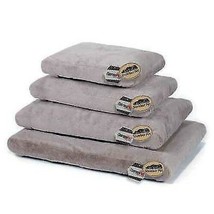 Therma Pet Warm Burrow Grey Dog Bed Soft Thermal Lining Reflects Pet&#39;s Body Heat - £26.45 GBP+