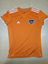 Adidas Mls Houston Dynamo Orange Women&#39;s Team Jersey Size Small - £7.59 GBP