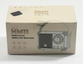 Dosmix HM11, Portable Wireless Retro Bluetooth Mini Speaker Black 3 /1/2&quot; - $276.61 MXN