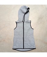 Lululemon Insculpt Gray Hooded Full Zip Active Gym Yoga Vest - Women&#39;s S... - $570.23 MXN