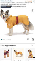 Petridge Waterproof Windproof &amp; Waterproof Dog Jacket for Large/XL Breed... - £27.13 GBP