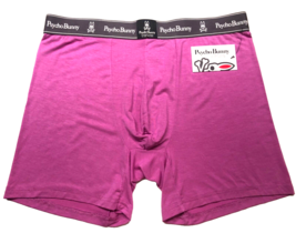 Psycho Bunny MEN&#39;s Pink Currant UNDERWEAR TRUNK BRIEFS Size XL - $16.69